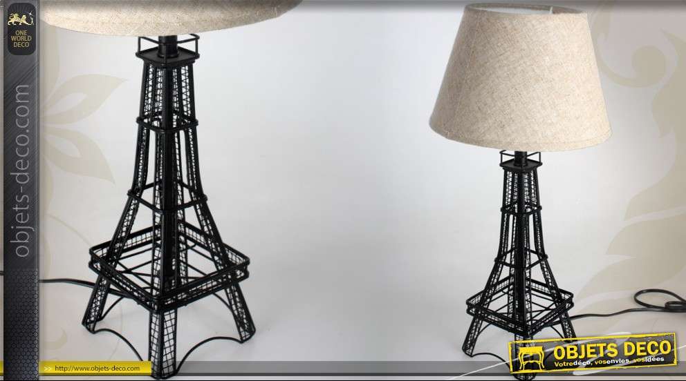 Lampe de Table La Tour Eiffel Lumineuse Décoration Romantique de 8