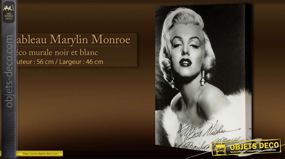 Tableau mural sur toile de Marilyn Monroe