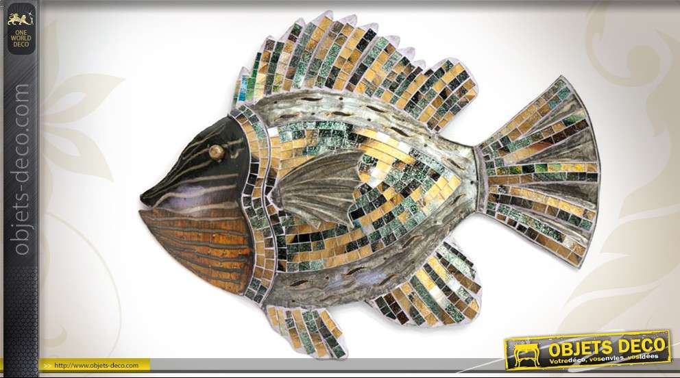 Déco bille forme soleil étoile poisson en verre - Achat de déco en verre  pour mosaïque et récréation