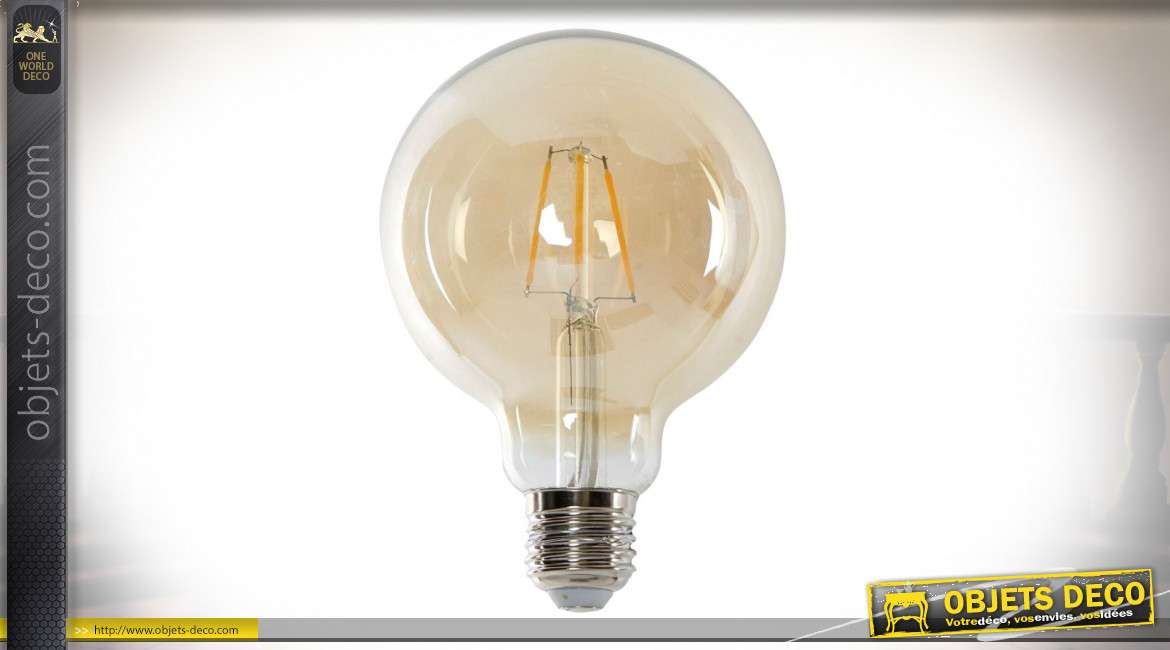 AMPOULE LED VERRE 9,5X9,5X14,2 450LUMEN EDISON