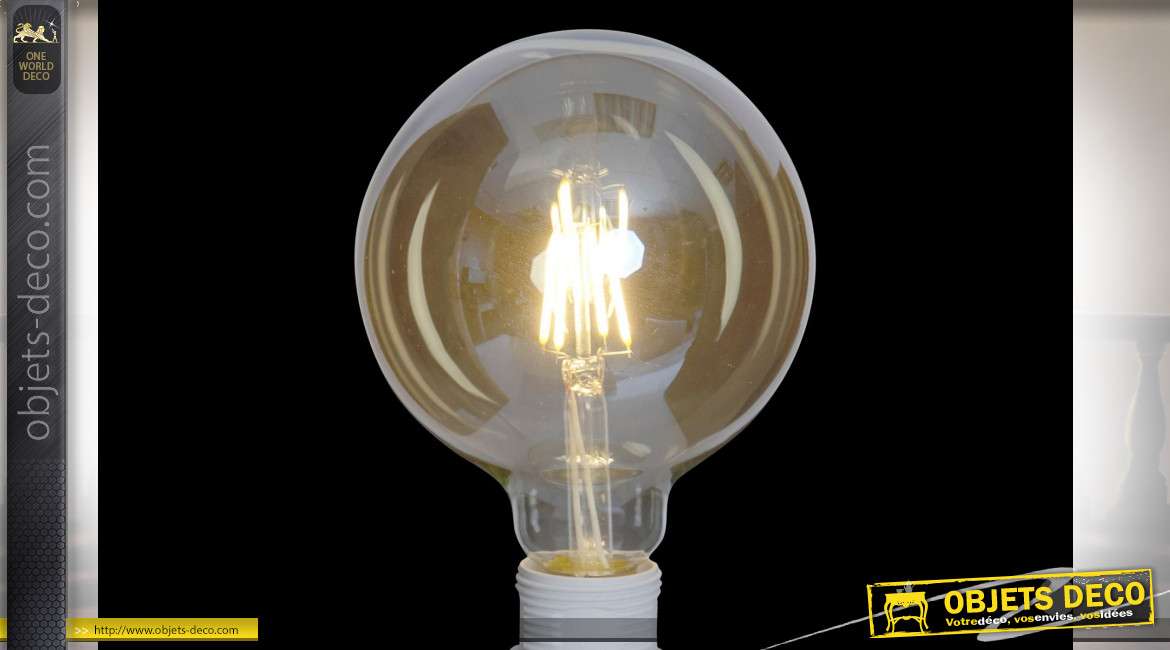 AMPOULE LED VERRE 9,5X9,5X14,2 450LUMEN EDISON