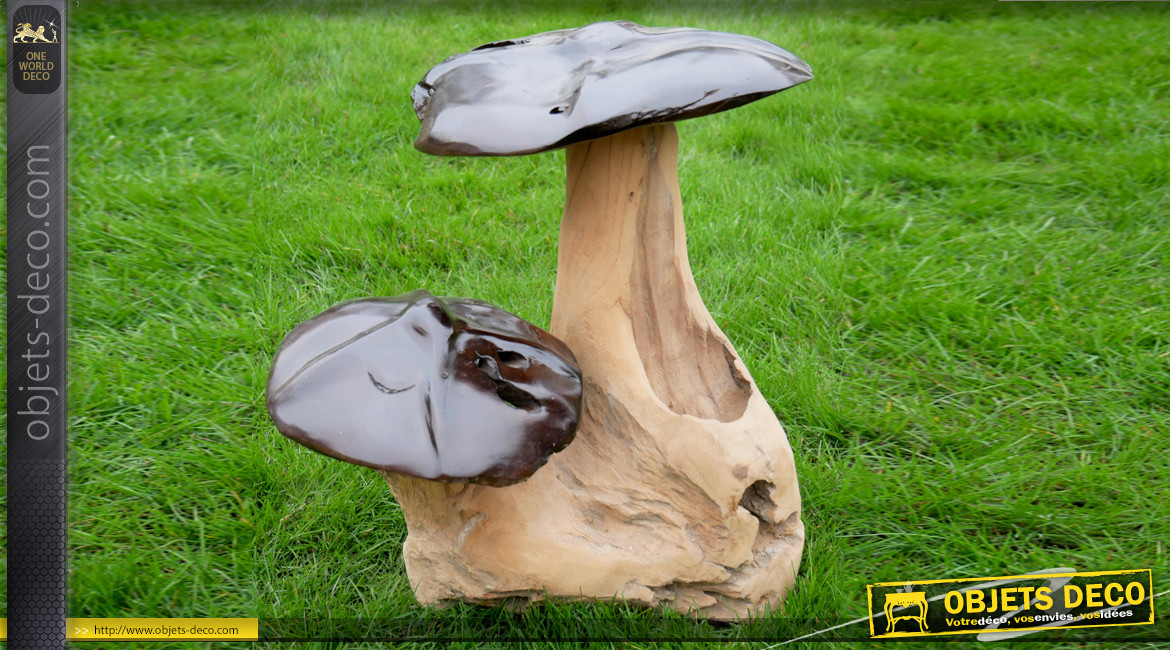 Décoration champignon, sculpture de champignons vénéneux pour la maison et  le jardin, champignon avec grimace, oeuvre d'art champignon dans le jardin,  décoration de cuisine, pierre A Fun-gi -  France