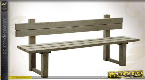 Banc De Jardin 3 Places En Teck Style Anglais